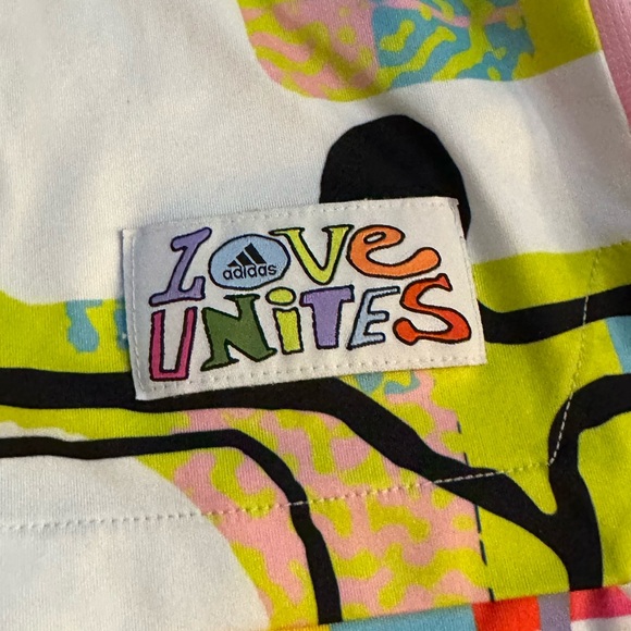 AOP Adidas Love Unites Allover Multicolor Jersey - Picture 5 of 14